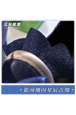 1/3 Delusion Genshin Impact Furina Blue Cosplay Shoes